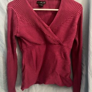 Pink long sleeve top